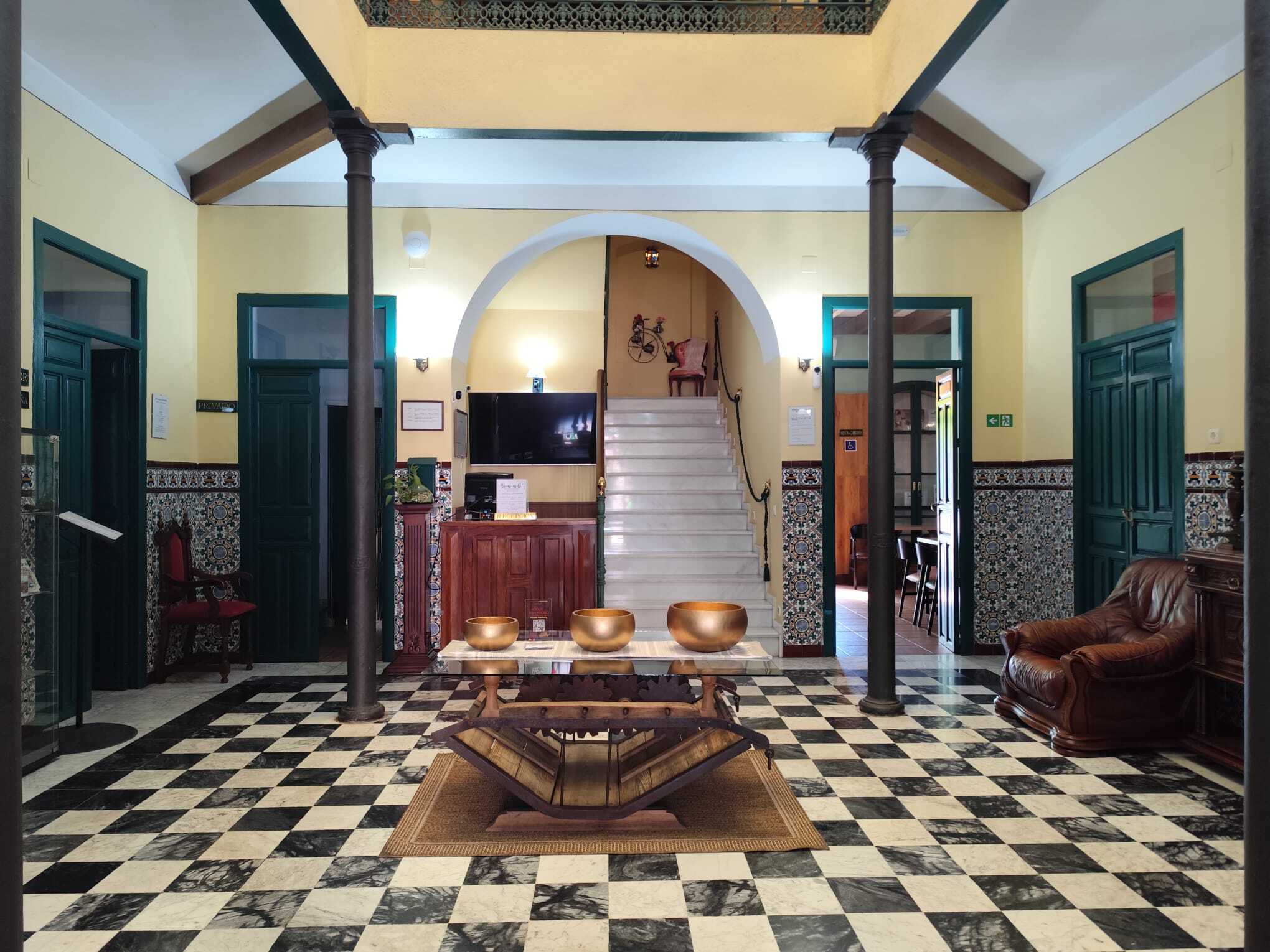 Recepción del Hotel Soterraña